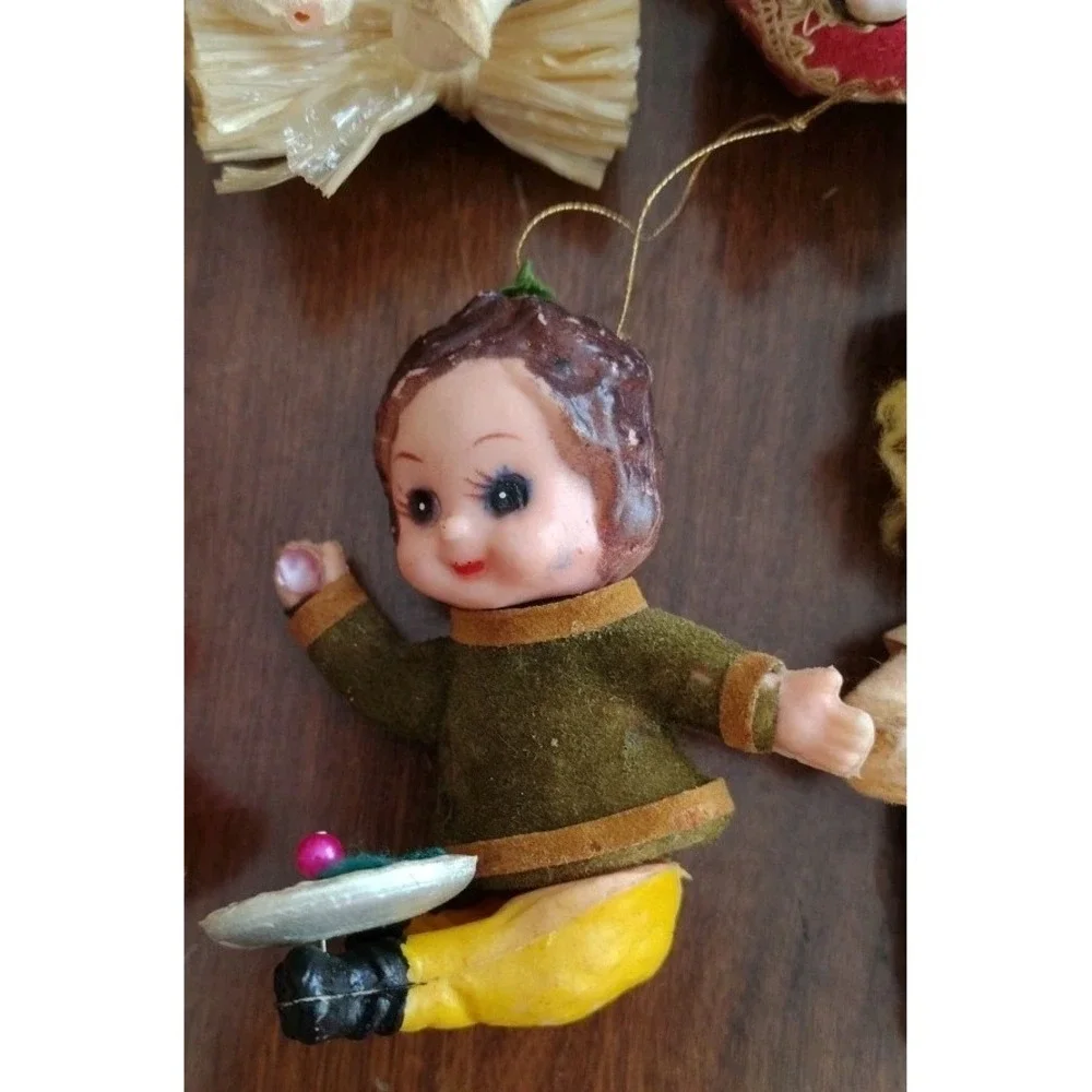 Vintage Grants/Peoples Nursery Rhyme Ornaments Set Lot‎ 7
